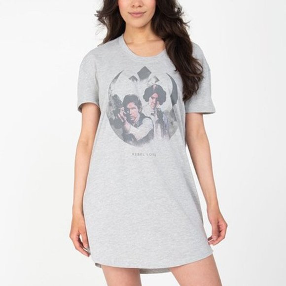 Retrospective Co Star Wars Love Sleep Shirt M/L - Picture 1 of 7